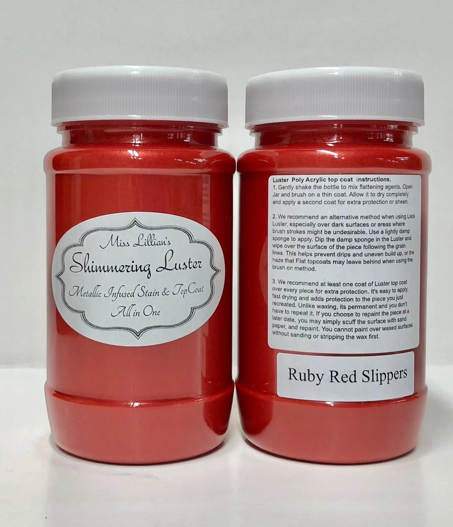 Shimmering Luster Topcoat - Ruby Red Slippers