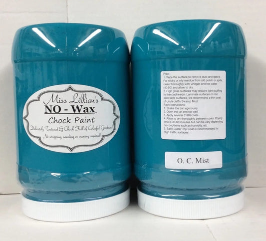 Miss Lillians Chock Paint Miss Lillians Chock Paint 8 OZ SAMPLE Miss Lillian's NO WAX Chock Paint - O. C. Mist