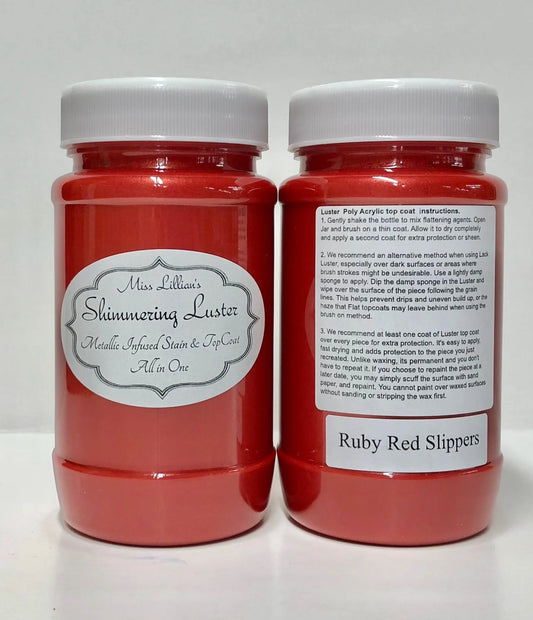 Shimmering Luster Topcoat - Ruby Red Slippers
