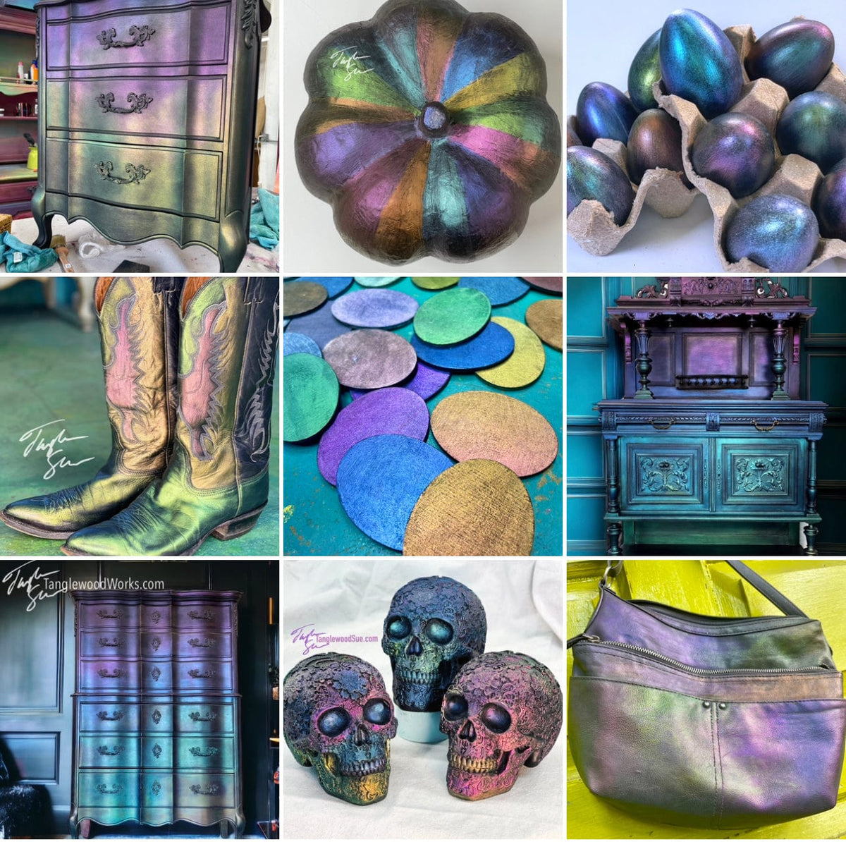 Tanglewood SuePer Shifters Craft Paint, Ink & Glaze Atlas-Tanglewood Sue-per CHROME Shifter Metallic Wax